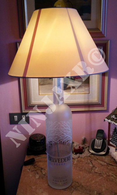 3Litre Belvedere bottle Lamp  Abajur de garrafa, Abajur, Garrafas