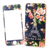 Custodia Paris - flowers iPhone 4S + pellicola trasparente per schermo - PEZZO UNICO! idea regalo fashion