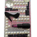 Cover La Vie en Rose iPhone 5 5G 5S - PEZZO UNICO! idea regalo custodia fashion perle strass rossetto scarpe paris parigi 