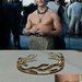 Hunger Games bracciale Finnick Haymitch in oro, fiamme, team. Lei/lui idea regalo