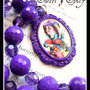 ALICE IN WONDERLAND-MAD HATTER CAMEO NECKLACE