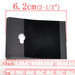  Cartoncino in velluto nero Espositore display per Orecchini  6.2x4.5cm