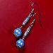 orecchini con perle cerate