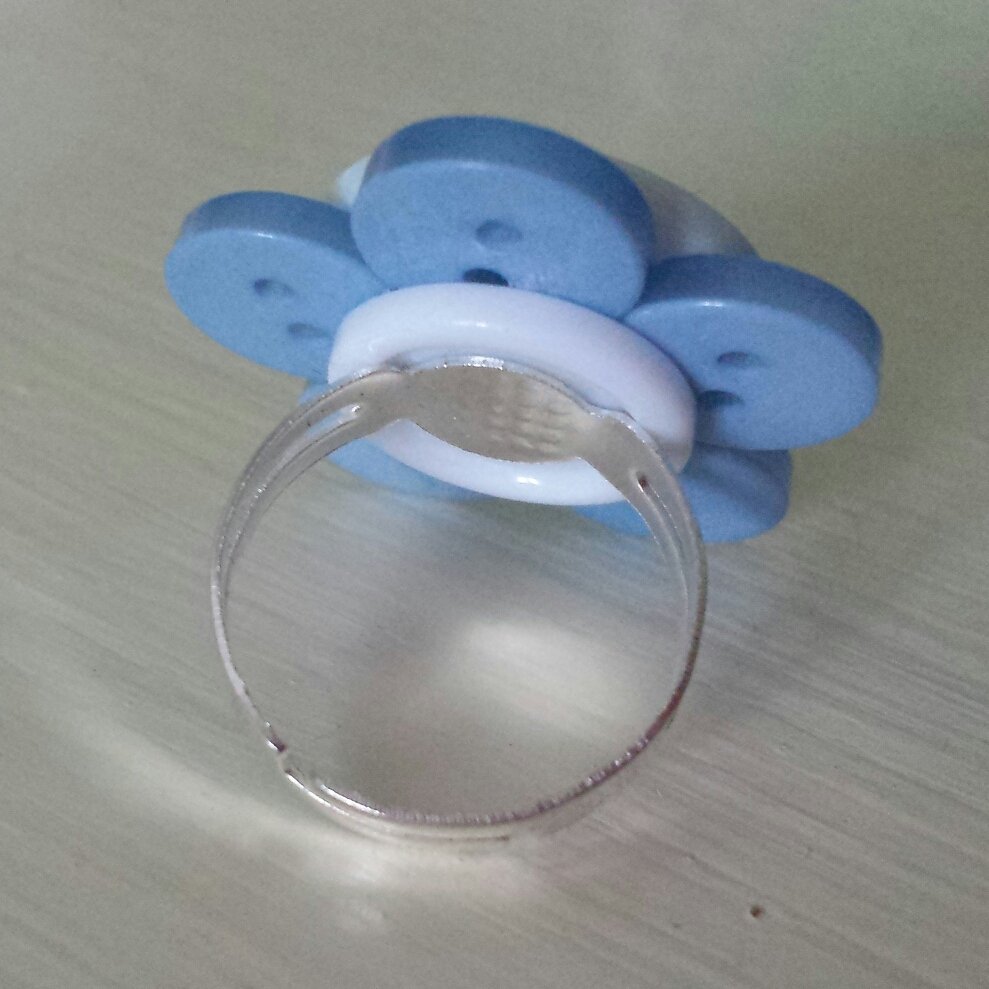 Anello con fiore - Gioielli - Anelli - di Cocca creation | su