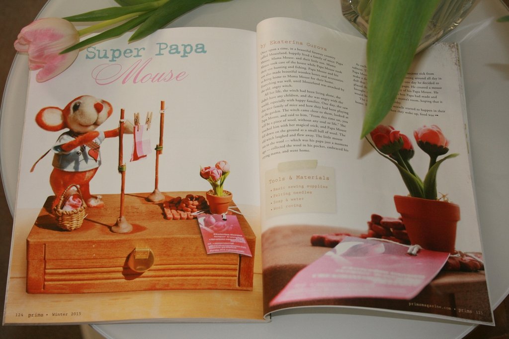 Divertente Fungo Posivo, Bambola In Lana Lavorata A Mano Creativa E