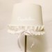 Gala in cotone per il paralume della cameretta della tua bambina: rinnovare una lampada con accessori originali!
