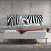 Testata da letto dipinta a mano Zebra