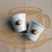 coppia tazzine da caffè in ceramica