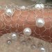 Bracciale tricot argento/perle