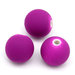 Distanziatore Perla a  sfera glassata  10 mm violetto