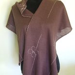 Sciarpa in lana motivo a jour e frangia - Donna - Abbigliamento - d