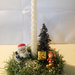 Portacandela Babbo Natale e albero