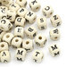 Lotto 02,  : 20 clip portaciuccio, 400 lettere , 200  perle mix legno, su ordinazione, leggi l'inserzione e descrizione