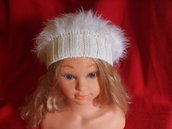 cappello beretto bimba lana maglia
