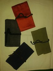 Portatabacco in tessuto cucito a mano (diverse varianti e colori) Personalizzabile