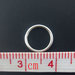 10 anellini , anelli apribili 9 mm tono argentato nikel free