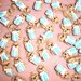 UN CIONDOLO A SCELTA - fimo - orsetti orsacchiotti con pacchetto color tiffany blue per orecchini, braccialetti, collane