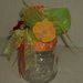 bomboniera utile segnaposto artigianale vasetto vetro con saponetta profumata "primavera"
