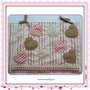 Copriforno cuori shabby chic