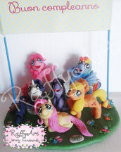 Cake topper "My Little Pony: festeggiamo insieme!”