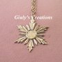 Collana con Cristallo di neve di Elsa ONCE UPON A TIME Frozen - Il Regno di Ghiaccio Principesse ELSA E ANNA