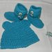 Stivaletti e cappellino bebè unisex misto lana stile Ugg 