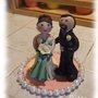 Cake topper matrimonio