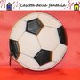 Borsellino pallone da calcio vera pelle