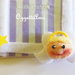 Cornice calamita con miniatura 'Angelo' in feltro: una bomboniera per ricordare con una foto il vostro bambino!