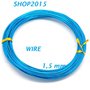 10 mt Filo in Alluminio azzurro 1.5mm x tecnica wire 