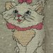 maglietta grigia con gattino