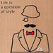 Life is a question of style, taccuino per appunti o disegni