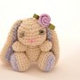 Portachiavi coniglietto amigurumi con scatolina