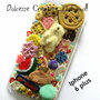 Cover IPhone 6/6s Plus orso, kawaii, caramelle, cute, pastel goth, cioccolato, ringo, cookie, waffle, japanese dessert