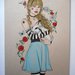 Alice-Original Fine Art Drawing- disegno originale,fashion inspiration
