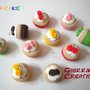 1 Ciondol0 in fimo cupcake di vari colori ideali per bomboniere