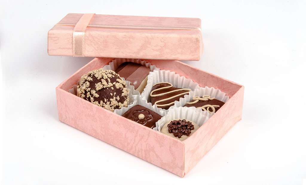 10 pezzi Scatola di carta ondulata rosa Scatola postale per confezioni