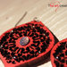 Orecchini “Decoro prezioso rosso_medium”