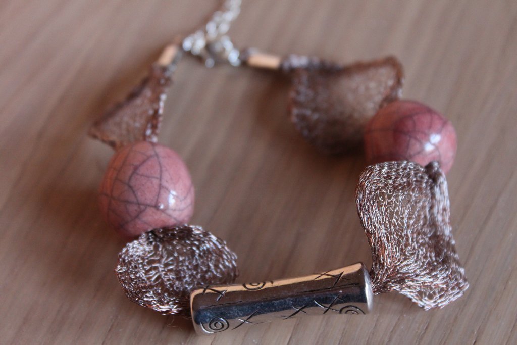 Bracciale Catena Reiki Guarigione Donna Ragazza Perle Tonde - Foto 6