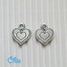 9 charms cuoricino13x11mm