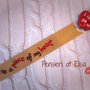 Segnalibro in legno San Valentino biscotto a forma di cuore