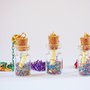 Collezione Dolcezze - Collana con bottiglietta in vetro e zuccherini colorati