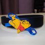 cerchietto raso blu winnie the pooh