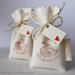 Sacchetti porta confetti in cotone con adorabile riccio - SU ORDINAZIONE