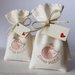Sacchetti porta confetti in cotone con adorabile riccio - SU ORDINAZIONE