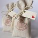 Sacchetti porta confetti in cotone misto lino con adorabile riccio - SU ORDINAZIONE