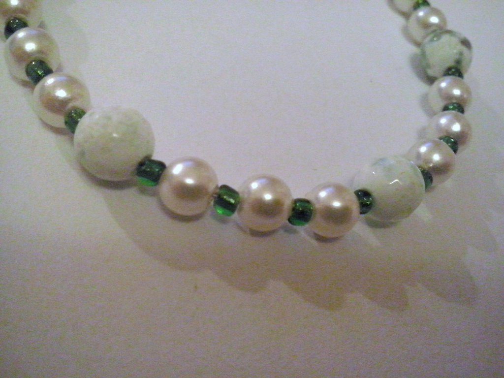 Bracciale Con Anello Nappa E Perline – Gioiello Donna Con Ciondolo Farfalla Dorata, Lunghezza 15 Cm - 2