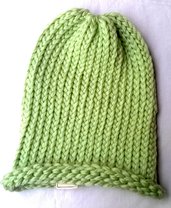 Cappello verde lungo