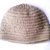 Cappello uncinetto crema