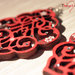Orecchini “Arabesque rosso decorato_medium”